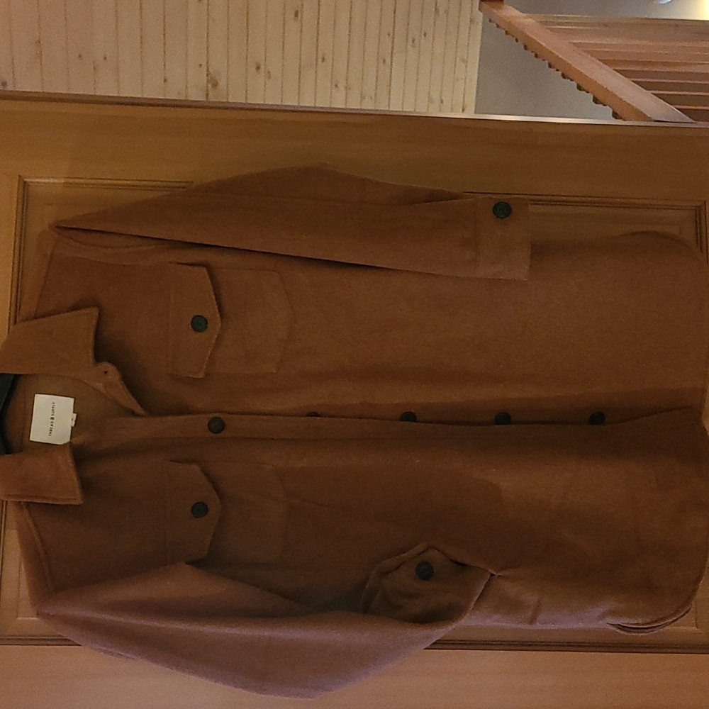 Thread & Supply Soft Flannel Shirt Coat